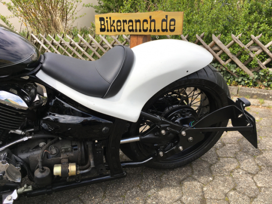 TB - HECKFENDER - HARDRACE + Sitz / bis 210/240 / GFK / YAMAHA XVS 1100 + CLASSIC / TÜV