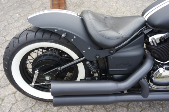 BR - Ceramic-Black - Falcon Double Groove / Komplettanlg. / KAWASAKI VN 1500 / 1600 Mean Streak / EG-BE