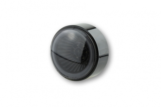SHIN YO LED Rücklicht dark / Yamaha XV 950 / XSR 700-900 / schwarz / get. Glas / E-gepr.