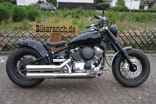 BR SCHWINGSATTEL BOBBER  - Medium / Echtleder / schwarz / TOP-Produkt !