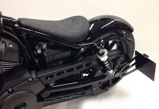 Black Sale: MB Bobber-Schutzblech-Set / schwarz glanz / YAMAHA XV 950 Bolt / R / Racer / Tüv