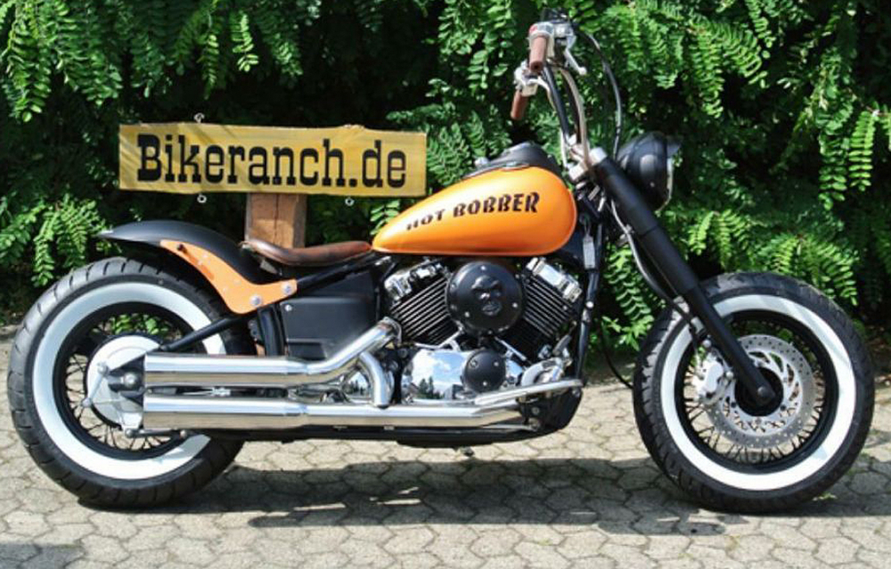 nur bei uns: Miller - KBS - Komplettanlage / silber poliert /// Yamaha XVS 650 / jedes Baujahr / EG-BE