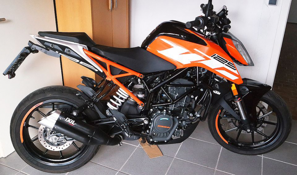 IXIL Hyperlow black XL - Endschalldämpfer - KTM Duke 125, 17- (Euro4)