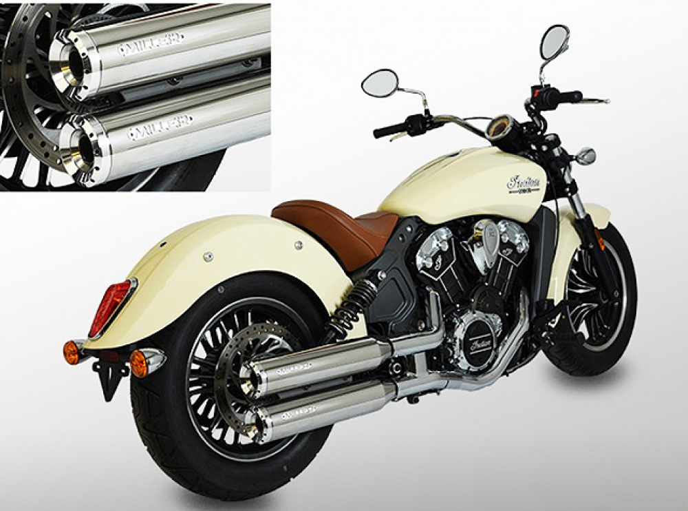 SALE: MILLER - YUMA III - silber - SlipOn / Indian Scout 1133 ccm / Eu 5 / EG-BE