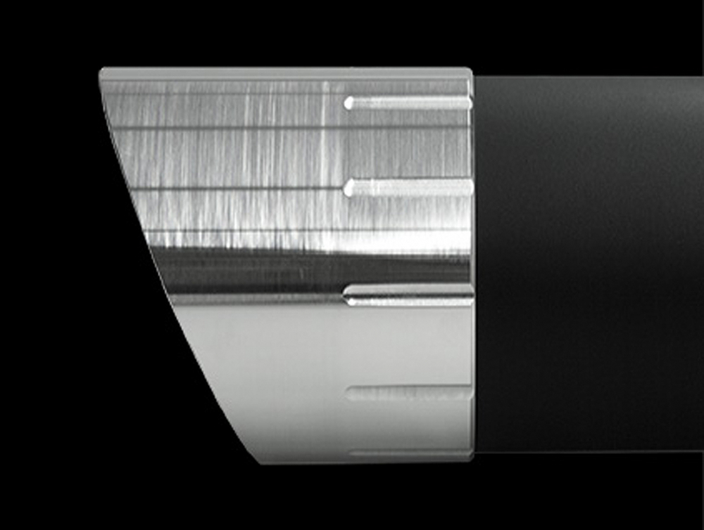 Black SALE: PENZL - Retro  Classic - Auspuffset / elektron. verstellb. / schwarz / NightRod Special / 400 x 80mm / EG-BE