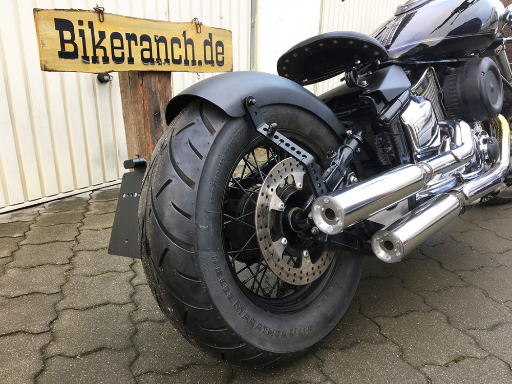 Sale: EAGLE IRON - SlipOn / Yamaha XVS 1100 + Classic / straight cut / Edelstahl poliert / jedes Baujahr / EG-BE.