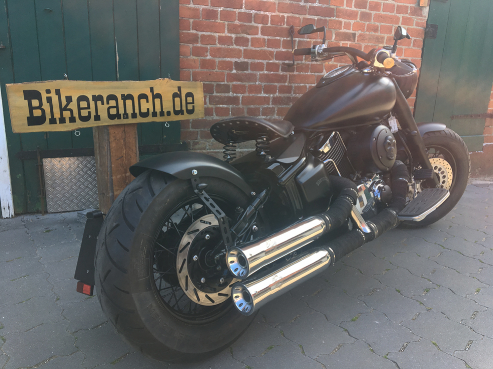 SALE: MB Bobber-Schutzblech-Set / Stahl roh / YAMAHA XVS 1100 Cus + Clas / Tüv