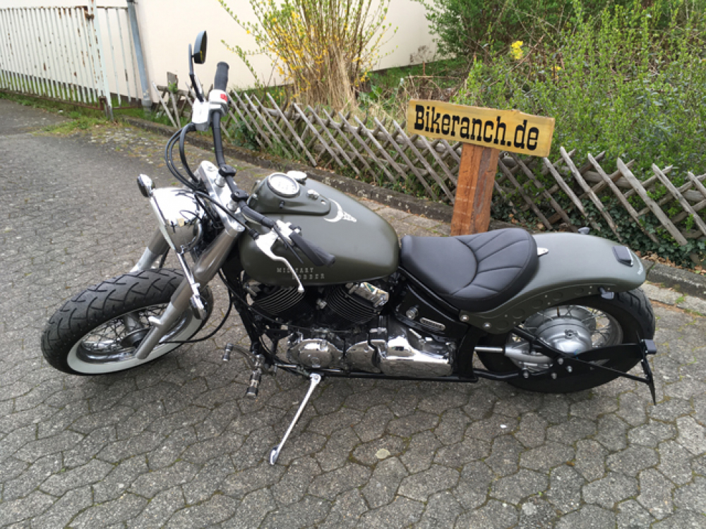 SALE: FALCON vorverlg. Fußrasten-Anlage / 7 cm / Yamaha XVS 1100 Custom + Classic / Tüv