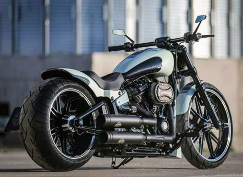 TB - HECKFENDER Steel / Softail 00 - 07 / bis 260 mm Reifen / 18" / Tüv