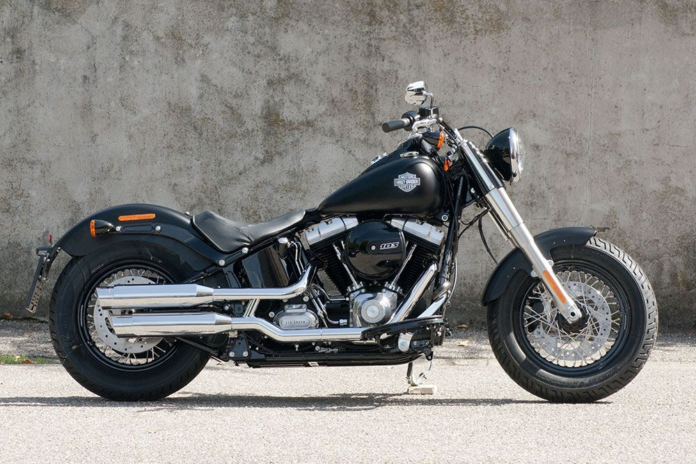 PENZL V2-Speed Auspuffset verstellb. / verchromt / Harley Blackline & Crossbones / 08-16 / EG-BE