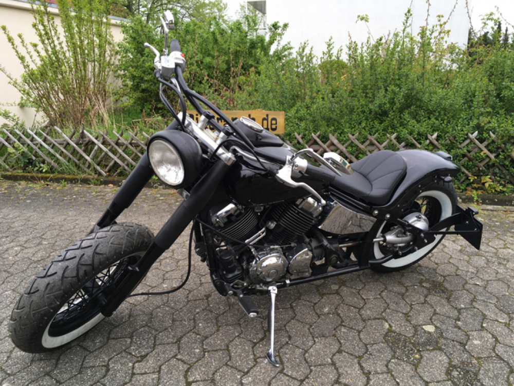 FE LENKER 1" Scrambler (1 ZOLL) mit Kerben / 880 mm b / black / Tüv