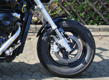 BR FRONTFENDER / STAHL / Roadkiller / SUZUKI M 800 / schwarz glanz gepulvert