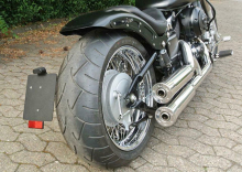 MB Rad - Umbau - Stahlfelge + Speichen 6 x 15 + Schwingenumbau / für Breitreifen 200mm / Yamaha XV 1600 / Tüv