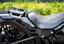 Custom - Gepäckträger V2 / Harley-Davidson Fat Boy, Breakout & FXDR ab '18 mit TB - GP-Style Fender 240/260/18" / black