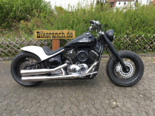 TB - HECKFENDER - HARDRACE + Sitz / bis 210/240 / GFK / YAMAHA XVS 1100 + CLASSIC / TÜV