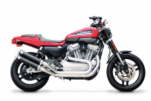 PENZL Retro Line Auspuffset / verstellbar / verchromt / Harley XR 1200 / 08-12 / EG-BE