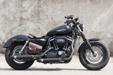 PENZL - Retro Line - Auspuffset verstellb. / black / Harley Sportster / 14-16 / EG-BE